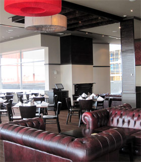 Dining area at The James Hotel