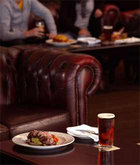 Craft Beer and Restaurant quality food at The James Hotel